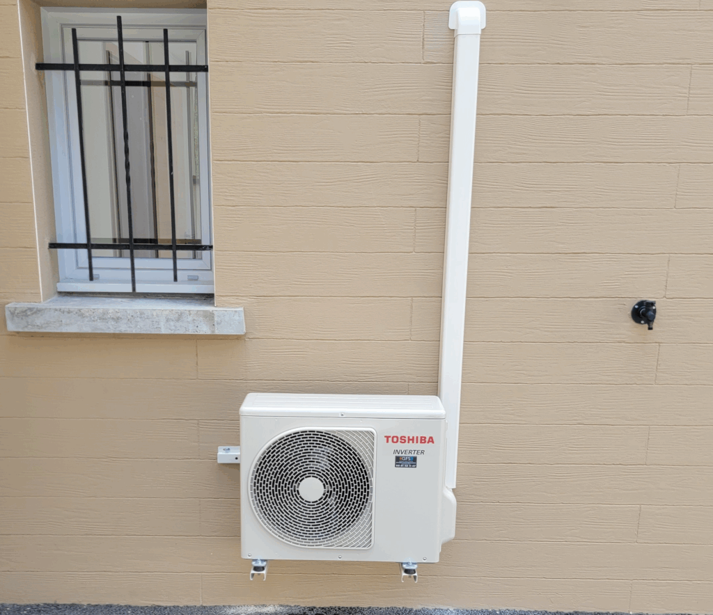 Bloc unité extérieur monosplit gite Garnier froid service 